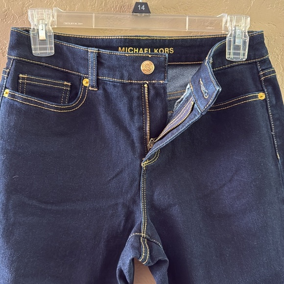 Michael Kors Women’s Selma skinny Stretch Jeans Dark Size 4P - Picture 14 of 14